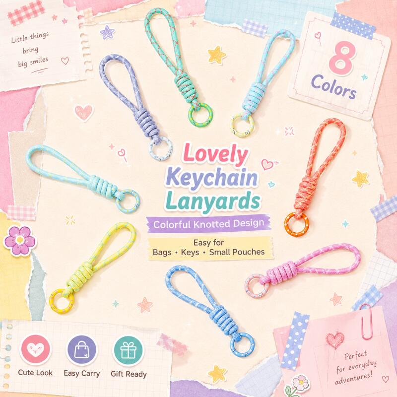 Phone Accessories Website - 2~5pcs Colorful Braided Keychain Mobile Phone