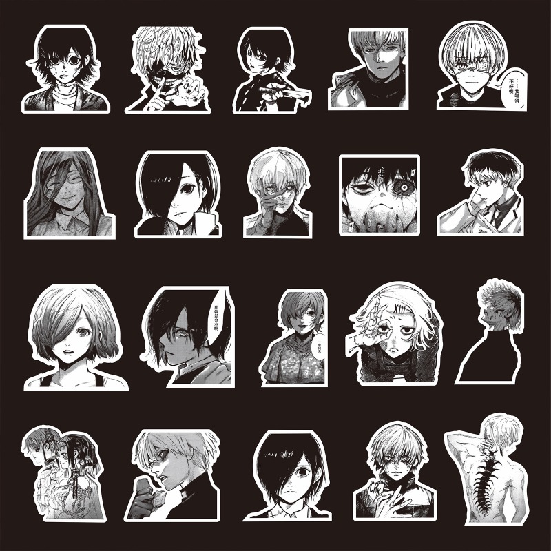 70pcs Black White Hot Anime To - Phone Accessories Tokyo 评论和价格