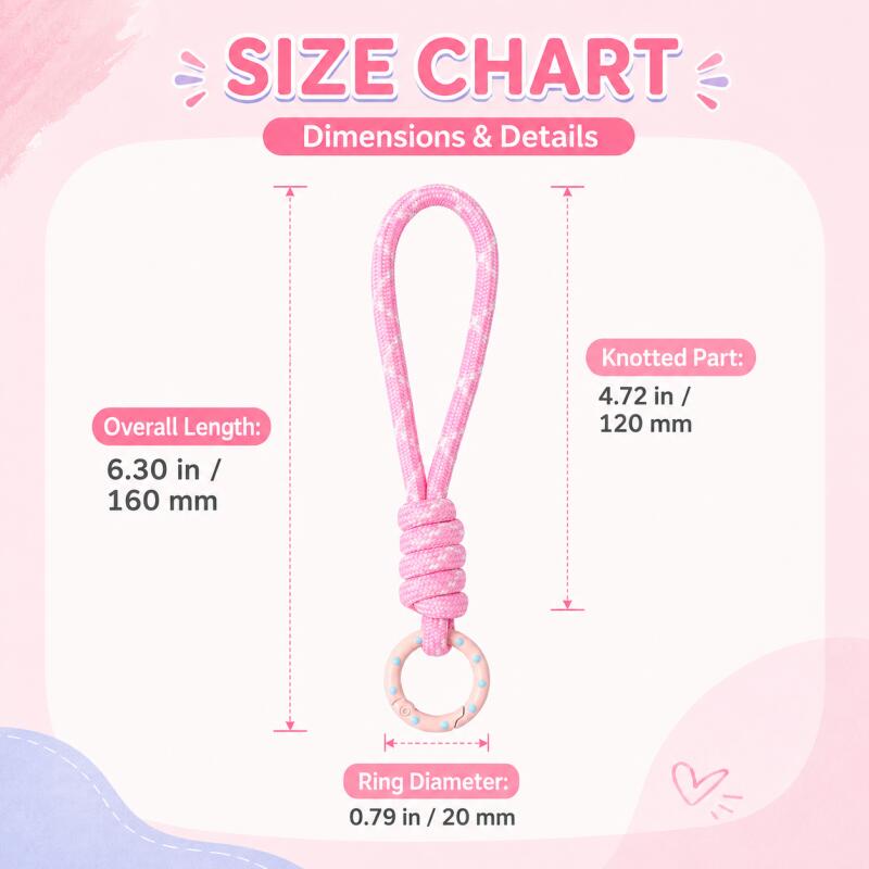 2~5pcs Colorful Braided Keycha - Phone Accessories Website 评论和价格