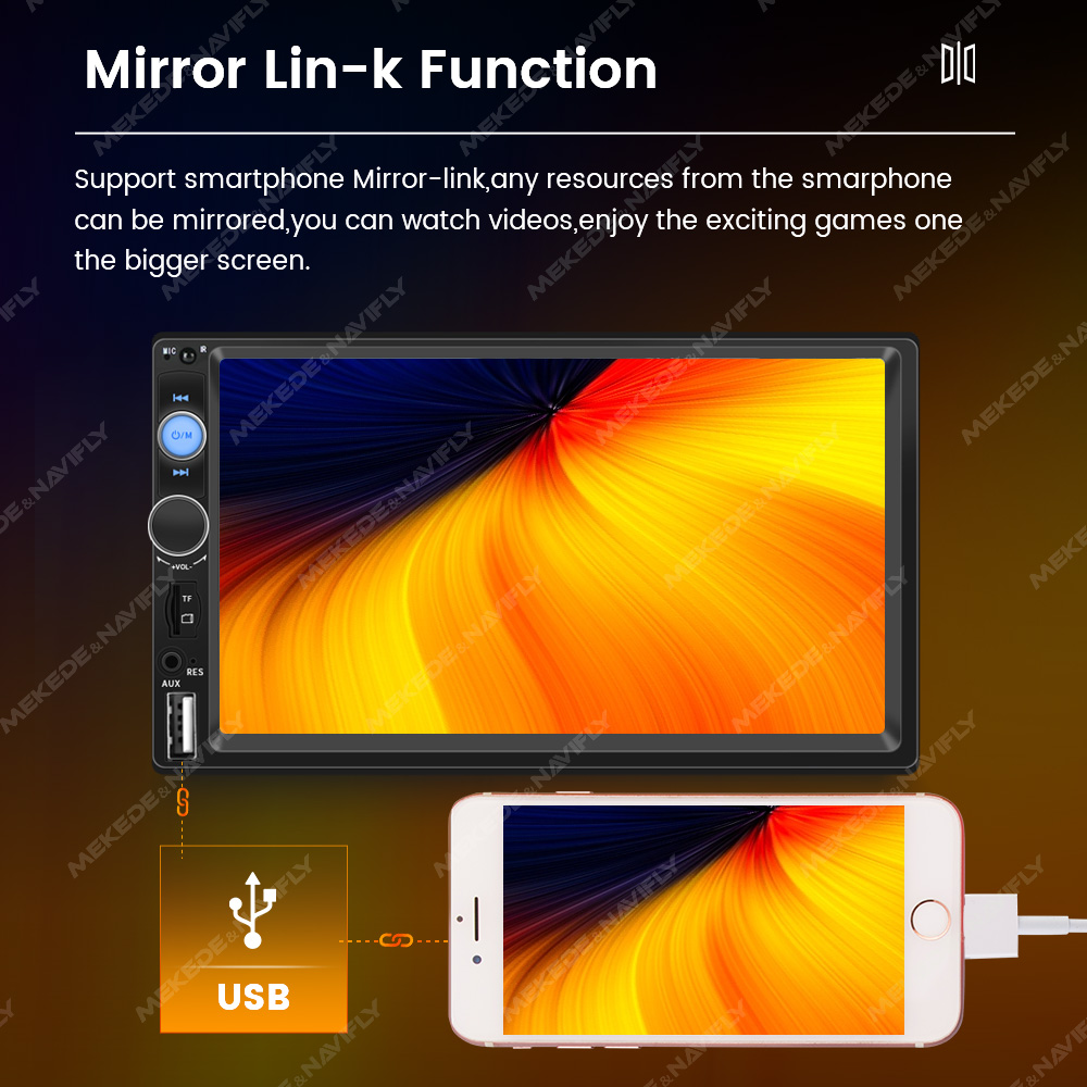 7-inch HD touch screen 2 DIN c - Phone Accessories Pictures 评论和价格
