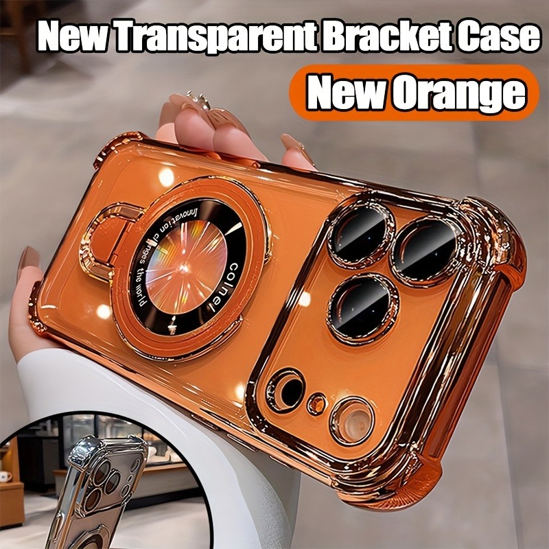 Luxury Clear  Plating Phone Ca - Phone Accessories Holder 评论和价格