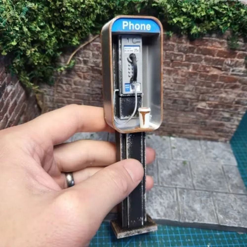 1:12 Scale Miniature Payphone  - Phone Accessories Pictures 评论和价格