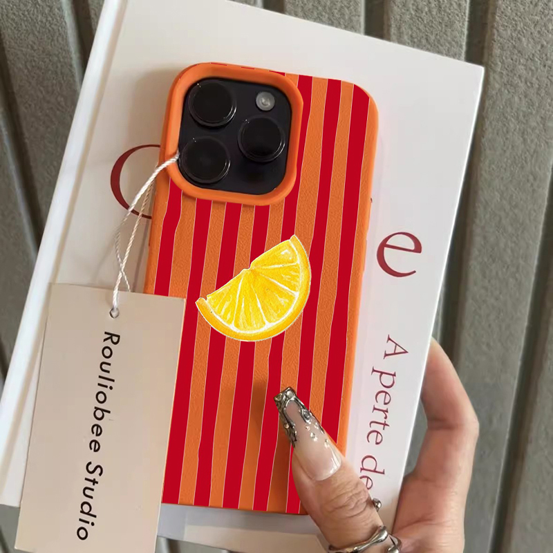 Fashion Lemon Pattern TPU Sili - Phone Accessories List 评论和价格