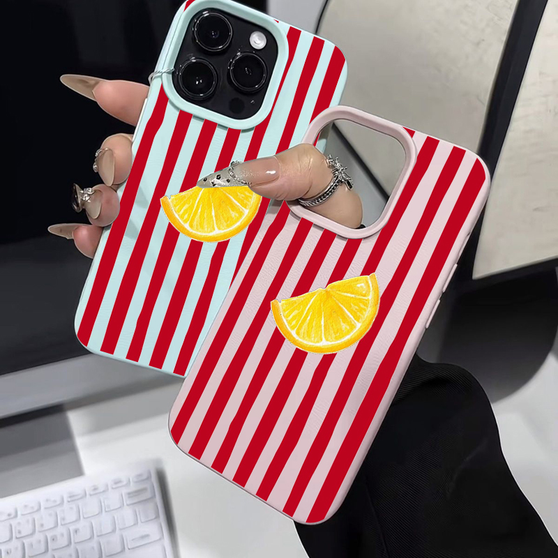 Fashion Lemon Pattern TPU Sili - Phone Accessories List 评论和价格