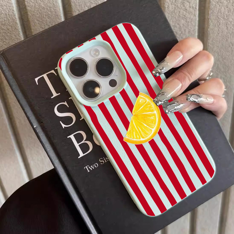 Fashion Lemon Pattern TPU Sili - Phone Accessories List 评论和价格