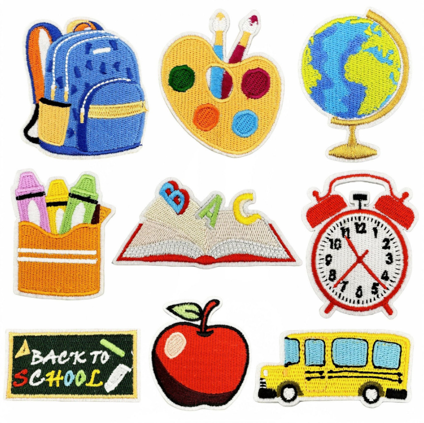 Back To School Bus Iron On Sew - Phone Accessories Pictures 评论和价格