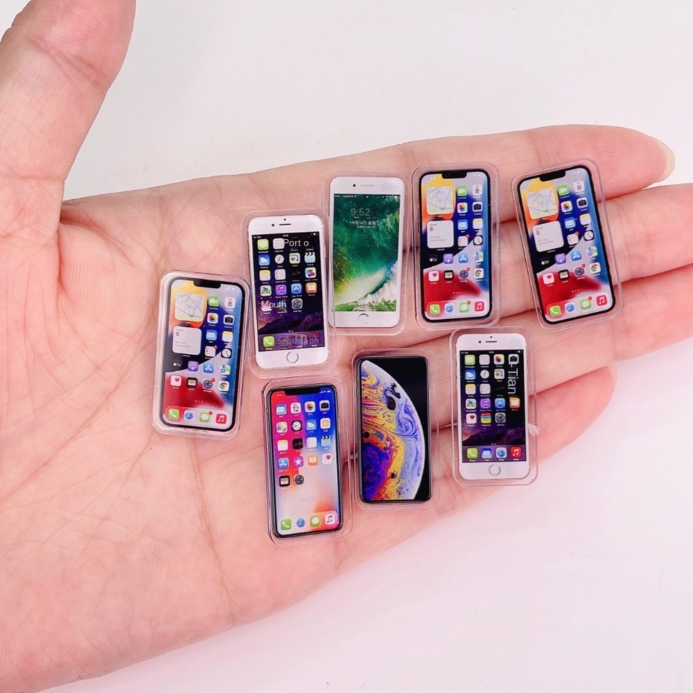 1:12 Miniature Items Doll Hous - Phone Accessories Doll 评论和价格