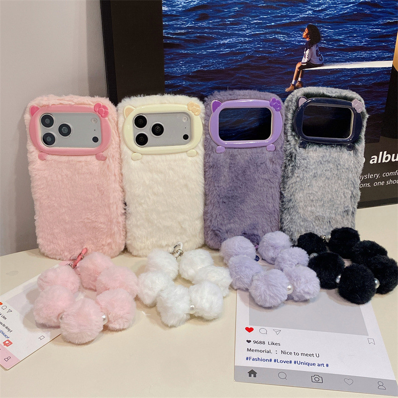 Luxury Solid Colors Furry Plus - Phone Accessories List 评论和价格