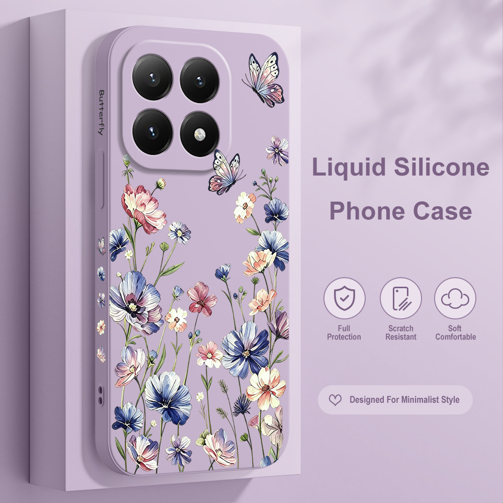 Butterfly Hush Phone Case For  - Xiaomi Poco X6 评论和价格