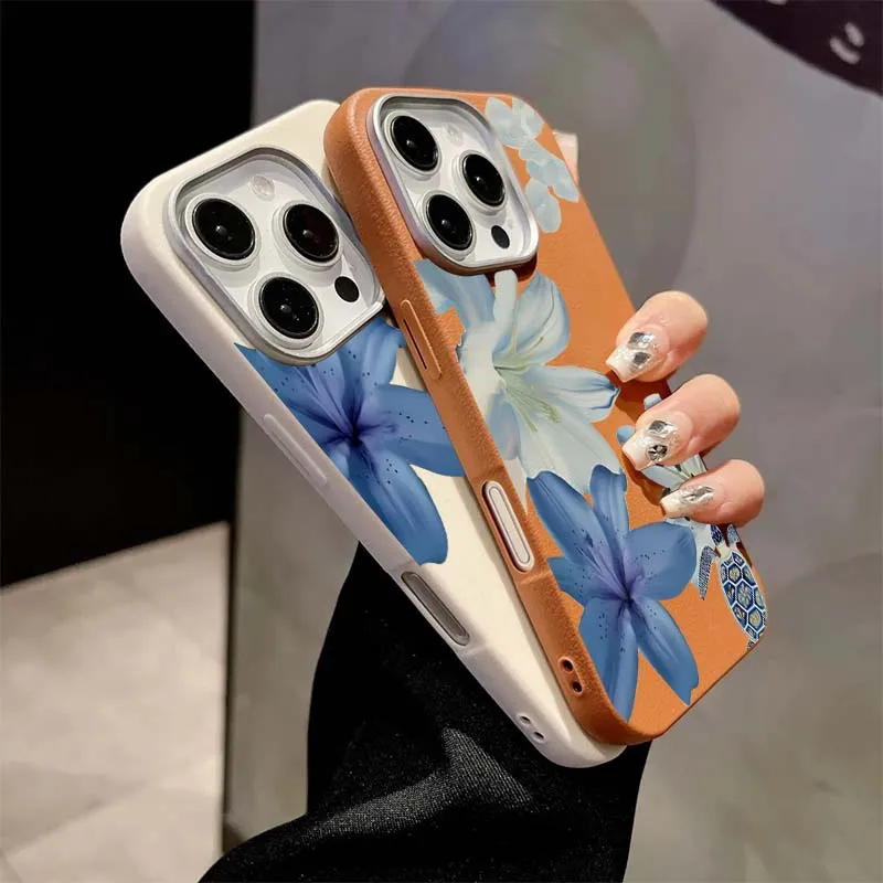 Elegant Blue Lily Fashion Patt - Xiaomi Redmi Note 13 评论和价格
