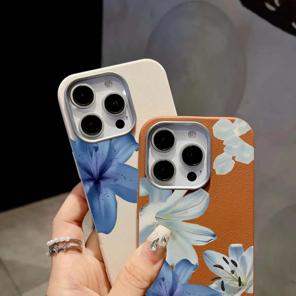 Elegant Blue Lily Fashion Patt - Xiaomi Redmi Note 13 评论和价格
