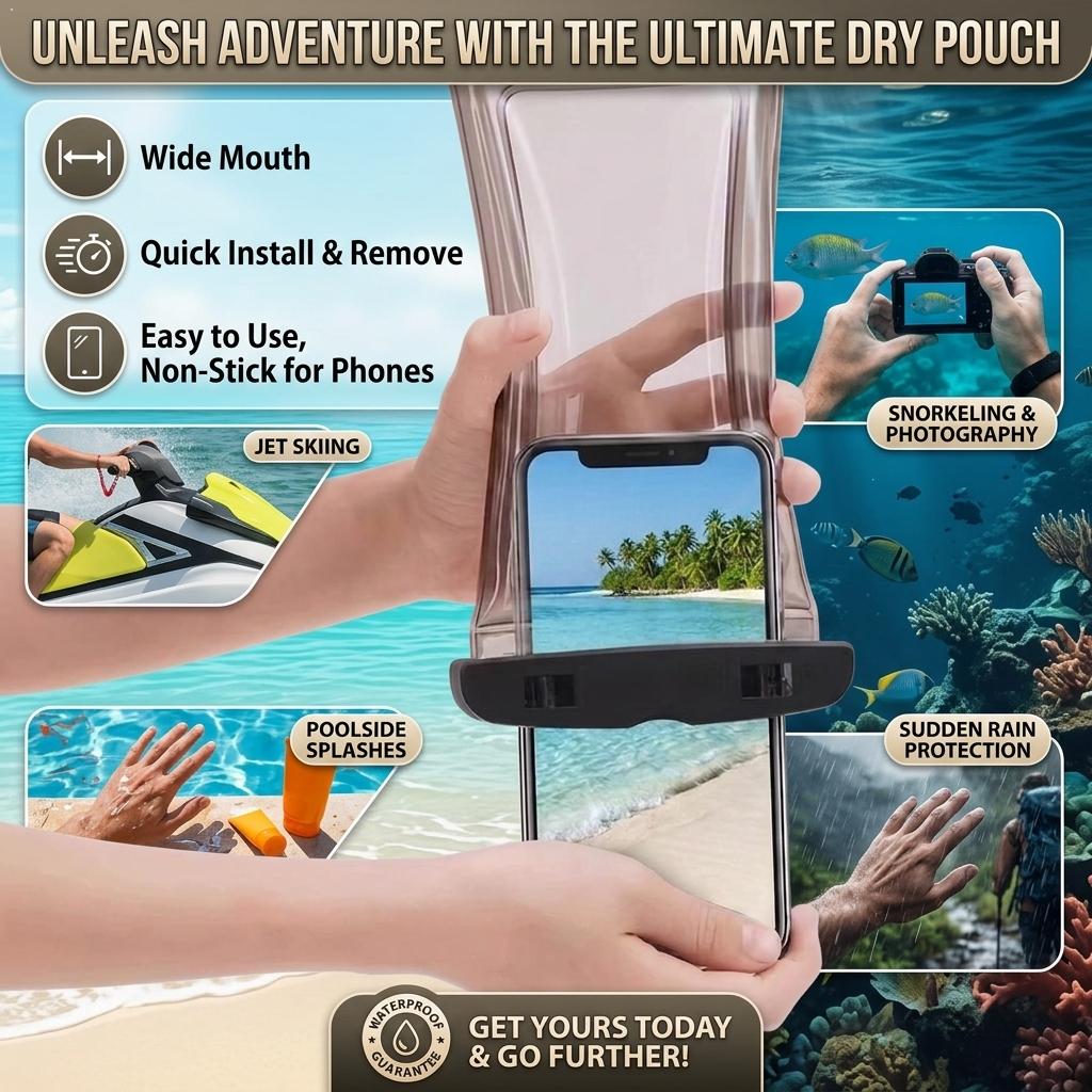 Clear Waterproof Phone Case Dr - Phone Accessories Pouch 评论和价格