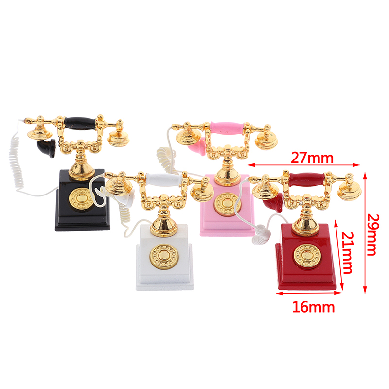 1Pc 1:12 Dollhouse Miniature V - Phone Accessories Europe 评论和价格