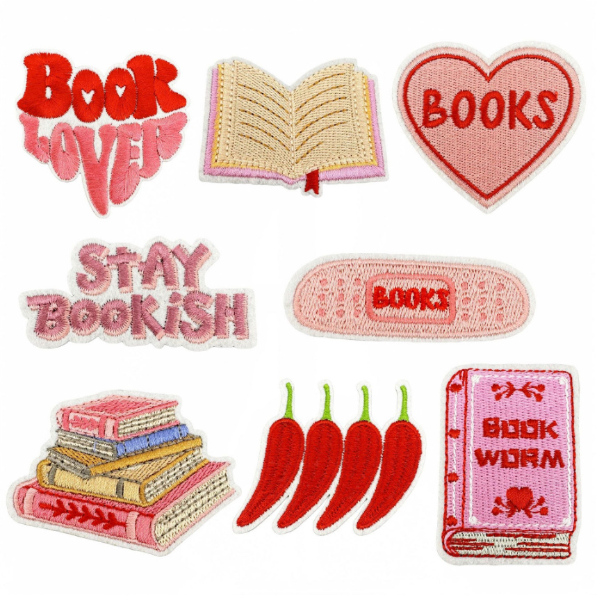 10 Pcs Books Iron On Sew On Em - Phone Accessories Pictures 评论和价格