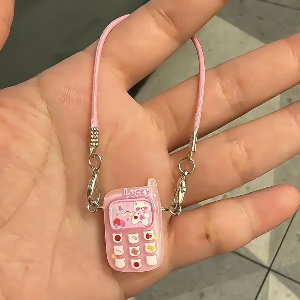 Cute Mini Mobile Phone Ornamen - Phone Accessories Doll 评论和价格