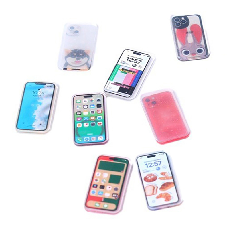 **5Pcs 1:12 Dollhouse Miniatur - Phone Accessories Europe 评论和价格