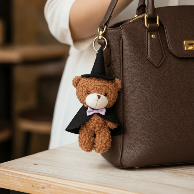 DIY Little Bear Plush Keychain - Phone Accessories Doll 评论和价格