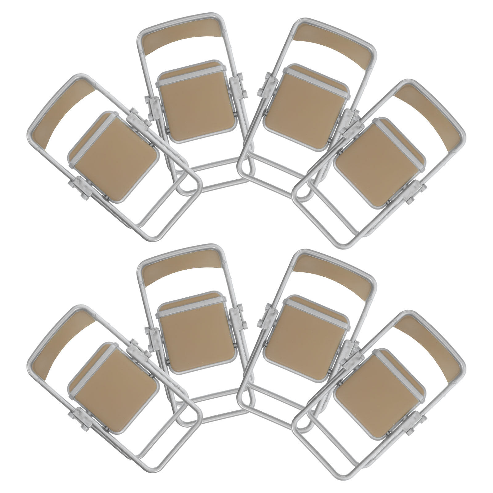 8Pcs Miniature Folding Chairs  - Phone Accessories Europe 评论和价格